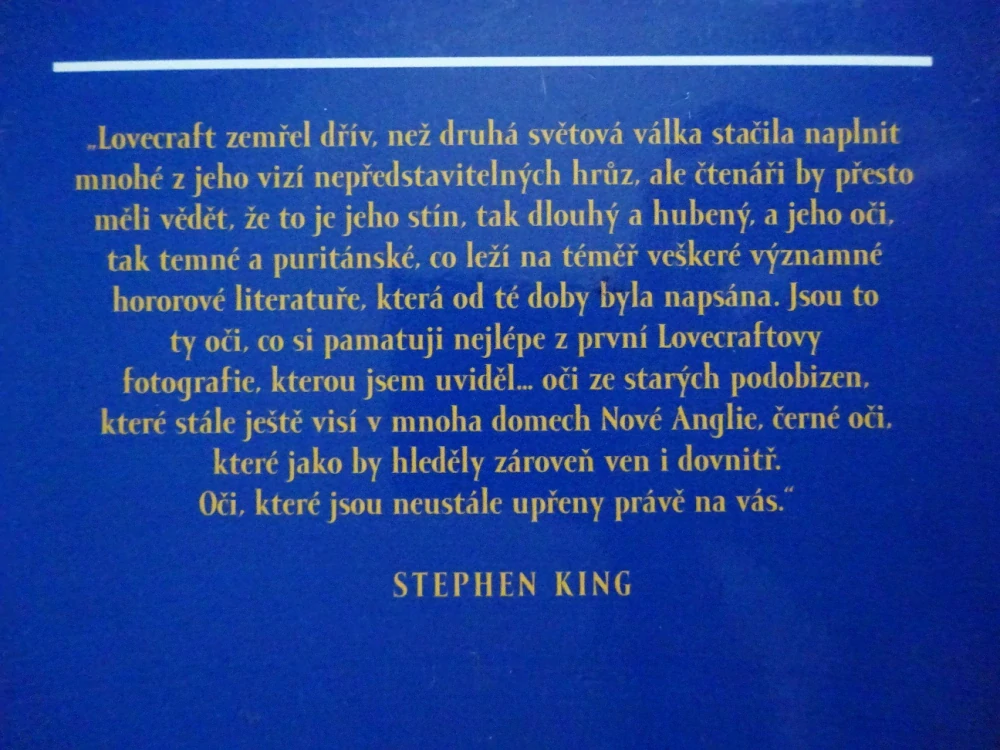 BEZEJMENNÉ MĚSTO, H. P. LOVECRAFT, **an