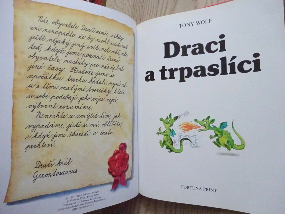 DRACI A TRPASLÍCI, TONY WOLF, **an
