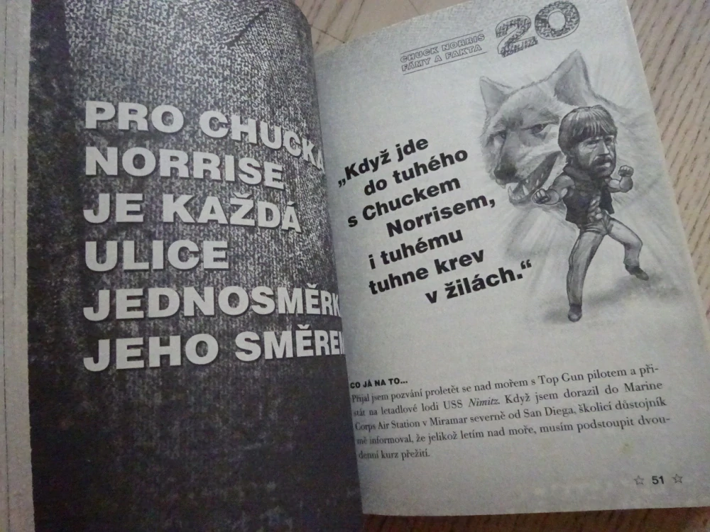 JAKÝ JE DOOPRAVDY CHUCK NORRIS, FÁMY A FAKTA, **an