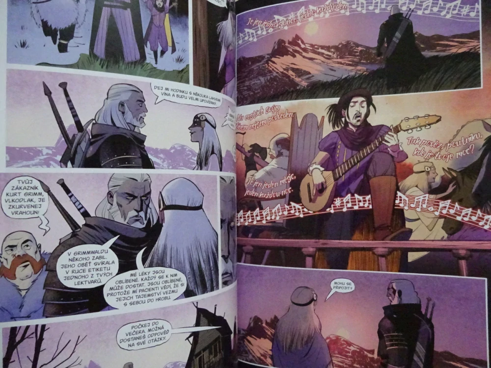 ZAKLÍNAČ, BALADA O DVOU VLCÍCH, KOMIKS, **an