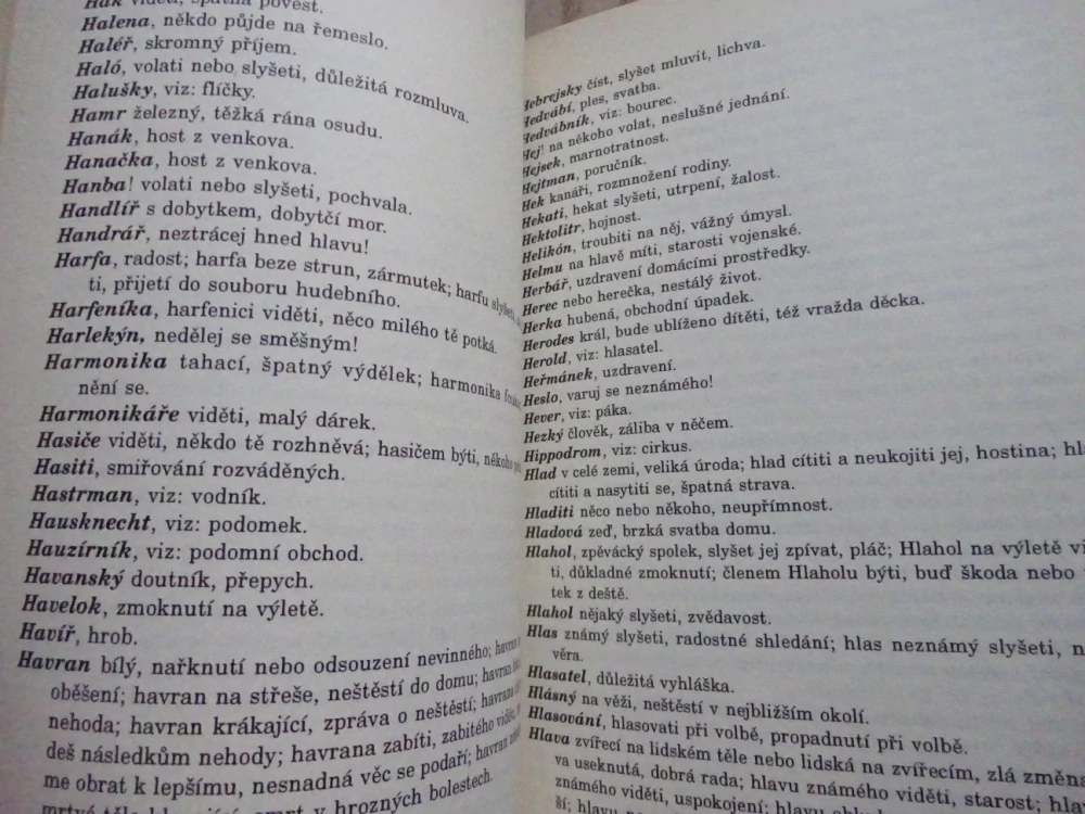 ČESKÝ SNÁŘ, VÝKLAD VŠECH SNŮ, **an