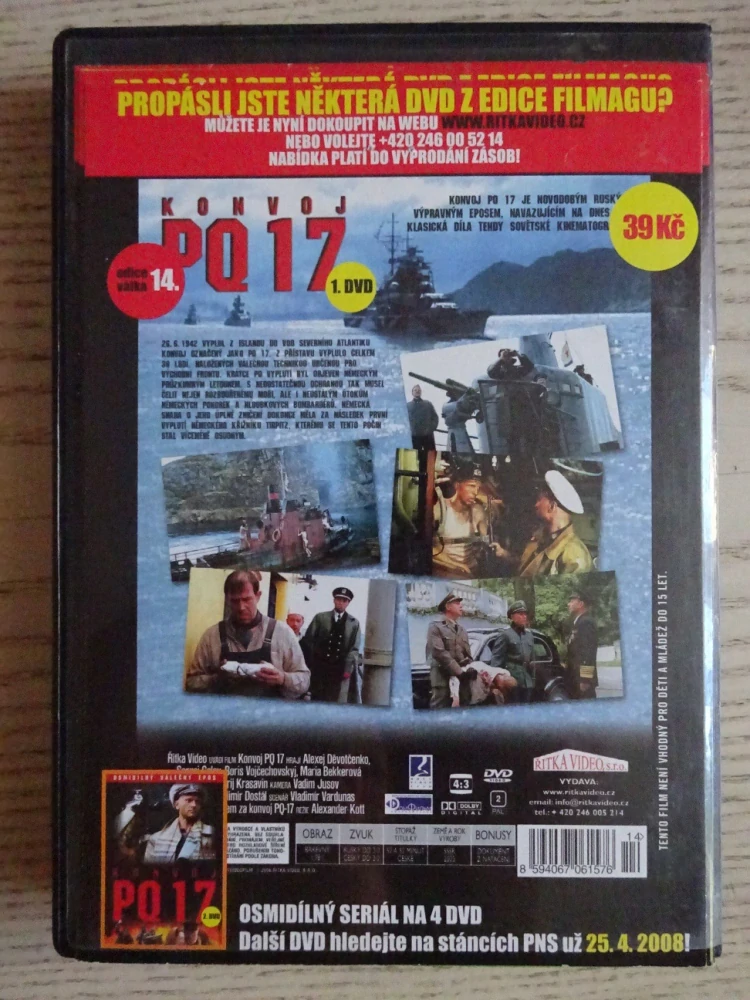 KONVOJ PQ17, 4X DVD FILM