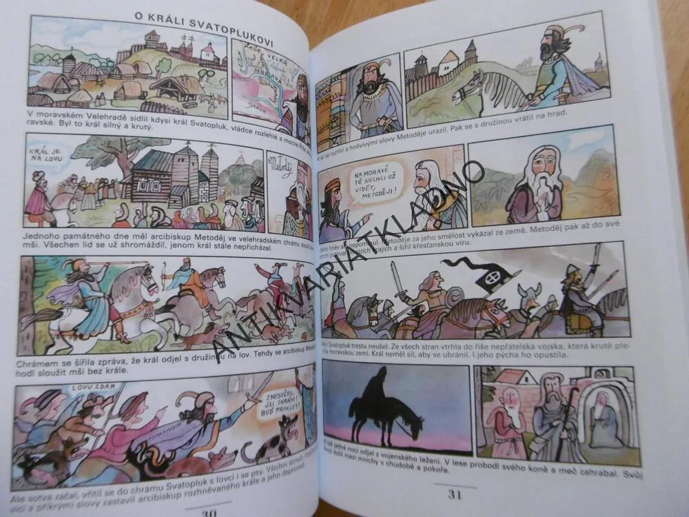 OBRÁZKY Z ČESKÝCH DĚJIN A POVĚSTÍ, ČERNÝ, ZÁTKA,. ADLA, KALOUSEK, 2014, **an