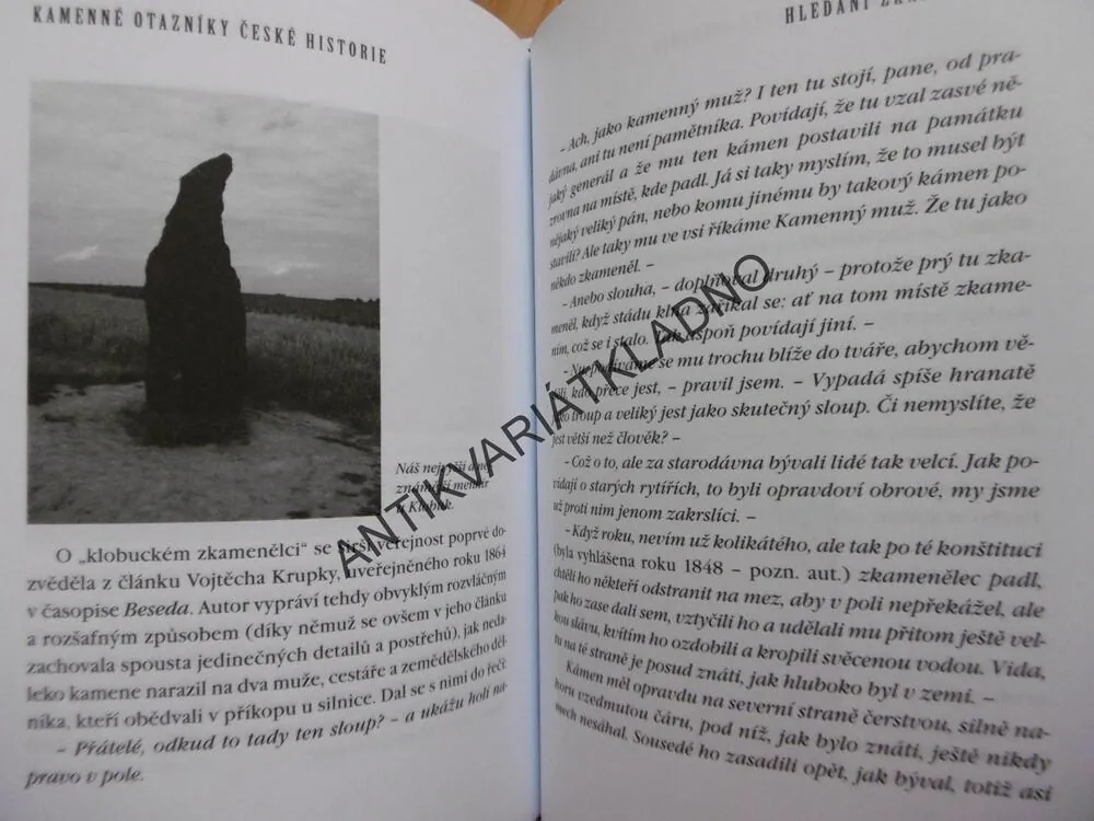 KAMENNÉ OTAZNÍKY ČESKÉ HISTORIE, OTOMAR DVOŘÁK, **an