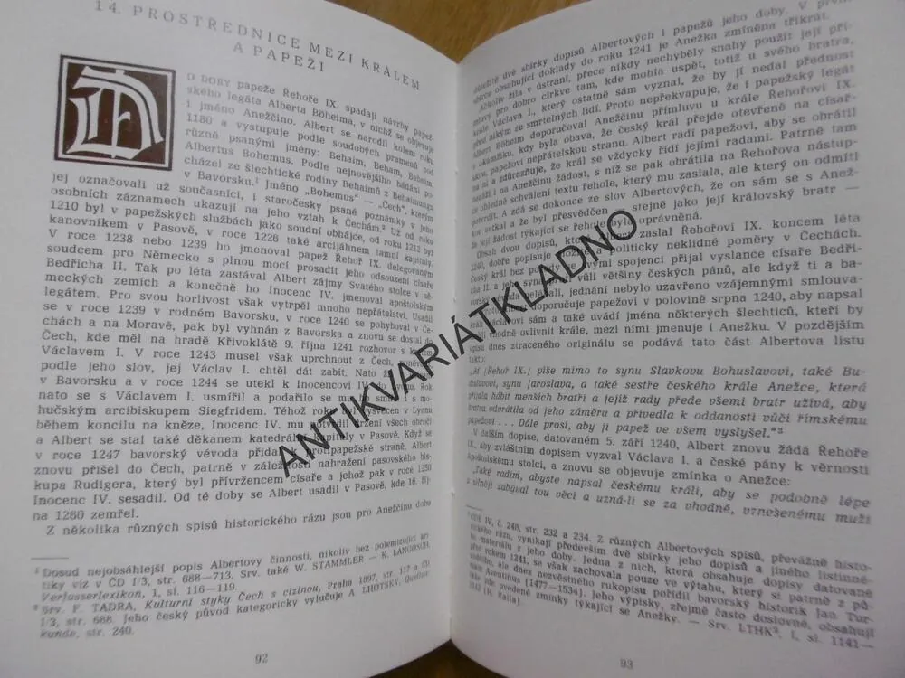 SVĚTICE ANEŽKA PŘEMYSLOVNA, JAROSLAV POLC, **an