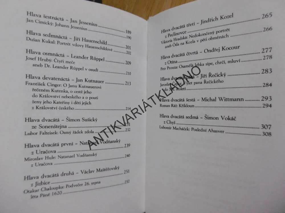 27 POPRAVENÝCH ČESKÝCH PÁNŮ OČIMA 27 NEPOPRAVENÝCH ČESKÝCH SPISOVATELŮ, **an
