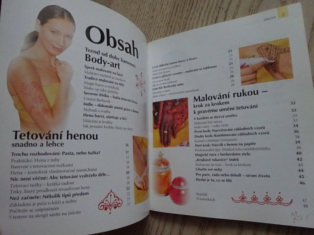 SMYSLNÉ TETOVÁNÍ HENOU, NEJKRÁSNĚJŠÍ VZORY S PŘEDLOHAMI K SAMOSTATNÉMU MALOVÁNÍ, **an