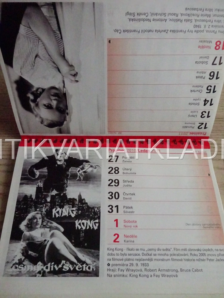 WOLFŮV FILMOVÝ KALENDÁŘ 2011