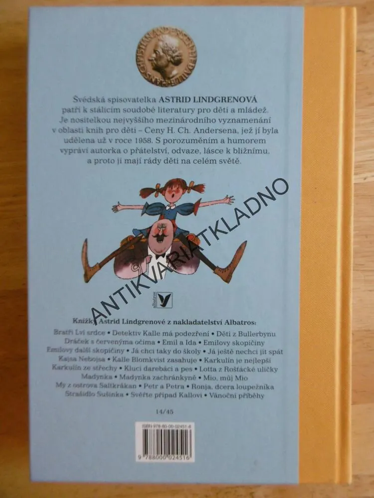PIPI DLOUHÁ PUNČOCHA, ASTRID LINDGRENOVÁ, ADOLF BORN, **an