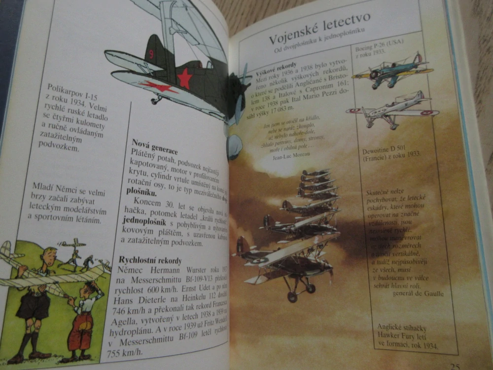 MALÁ KRONIKA LETECTVÍ, O PILOTECH PEKLA, JAME'S PRUNIER, **an