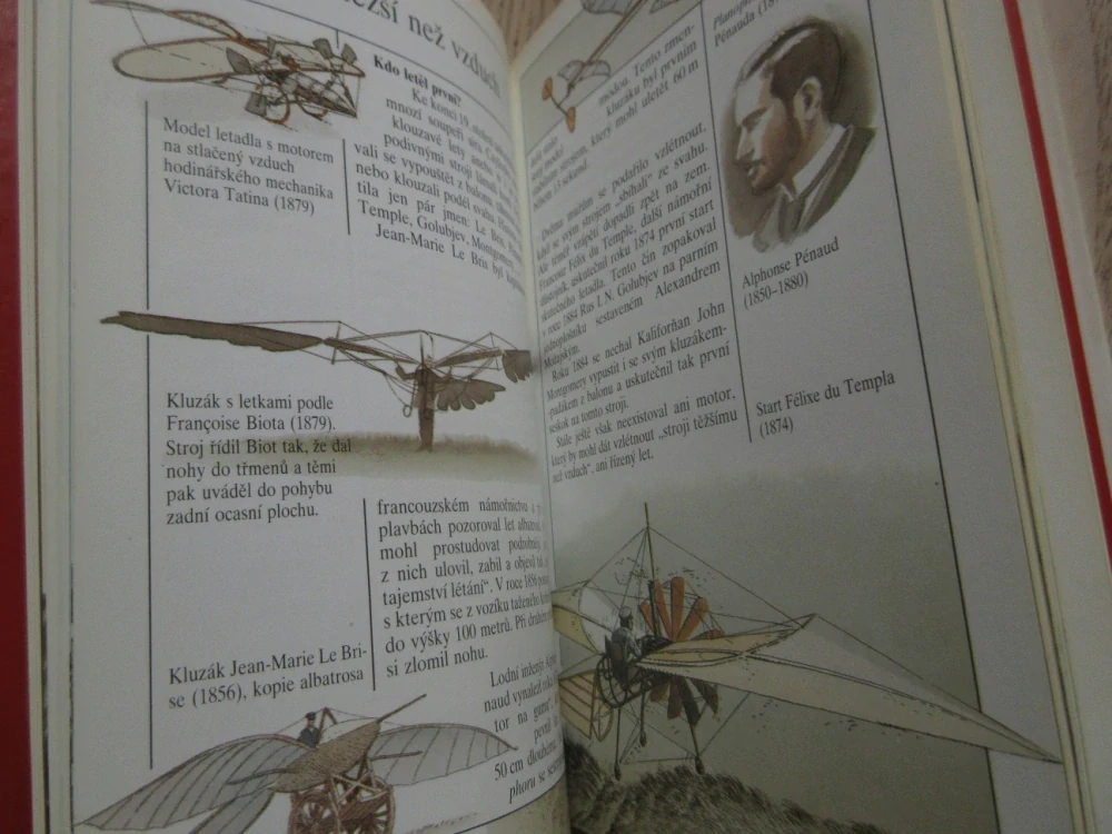 MALÁ KRONIKA LETECTVÍ, O LÉTAJÍCÍCH BLÁZNECH, JAME'S PRUNIER, **an