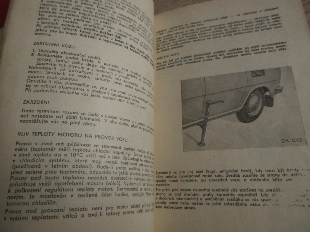ŠKODA 100-100 L, 110 L-110 LS, NÁVOD K OBSLUZE A ÚDRŽBĚ, VETERÁN, **an