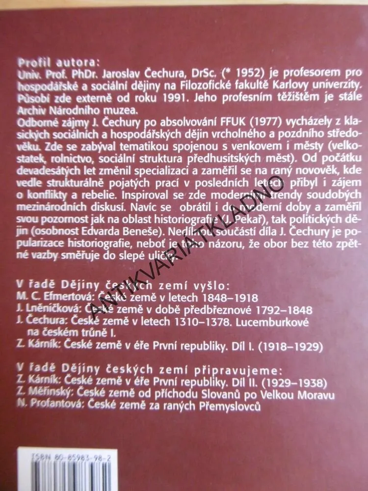 ČESKÉ ZEMĚ V LETECH 1378-1437, LUCEMBURKOVÉ NA ČESKÉM TRŮNĚ 2.