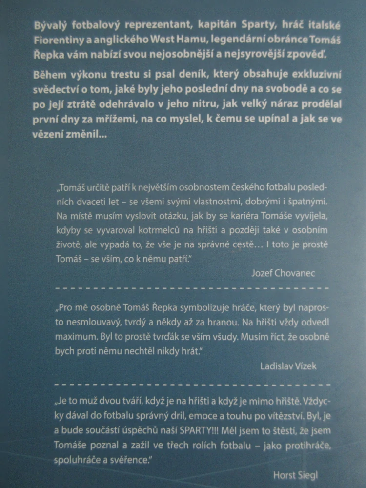 DENÍK ZE DNA, TOMÁŠ ŘEPKA, FOTBAL, **an