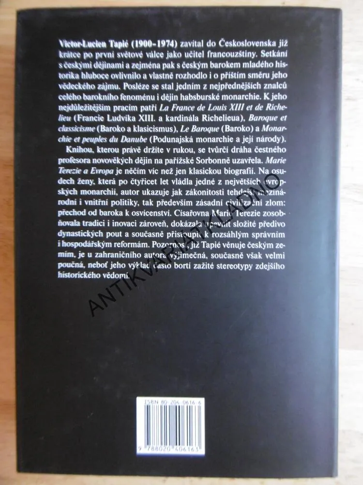 MARIE TEREZIE A EVROPA, VICTOR L.TAPIÉ