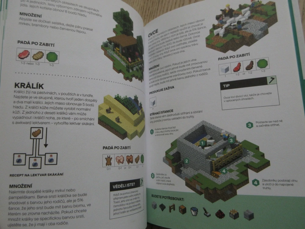 MINECRAFT: PRŮVODCE FARMAŘENÍM, MOJANG, **an