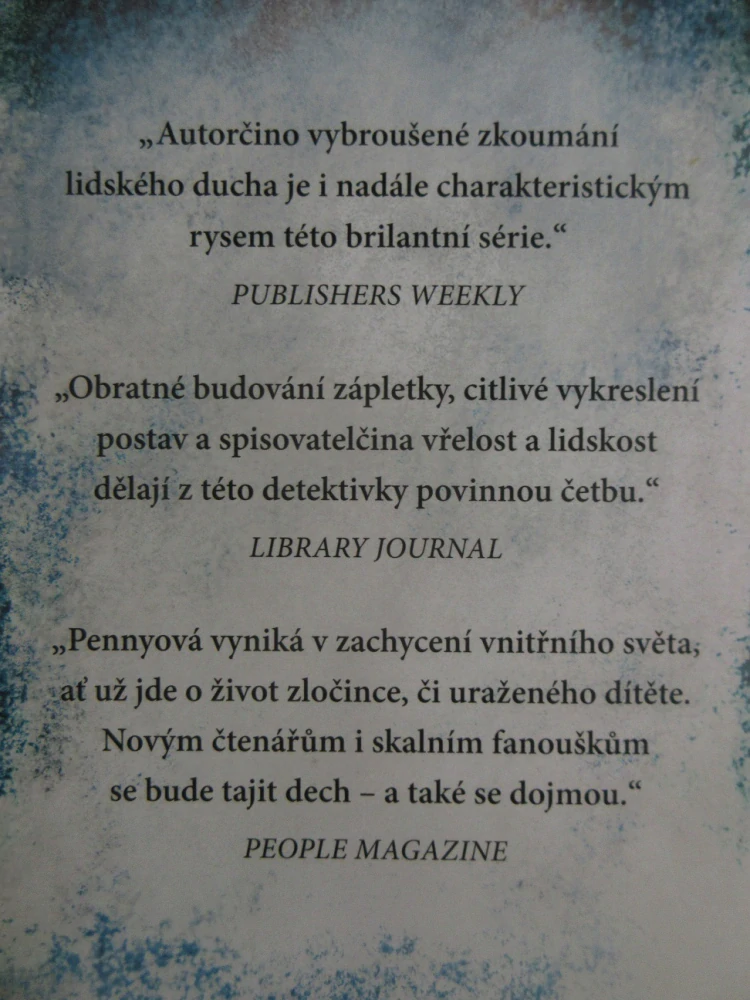 ĎÁBLOVÉ JSOU TU, LOUISE PENNY, **an