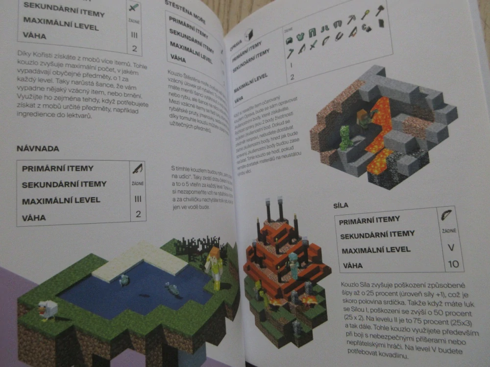 MINECRAFT: PRŮVODCE SVĚTEM LEKVARŮ A ČAROVÁNÍ, MOJANG, **an