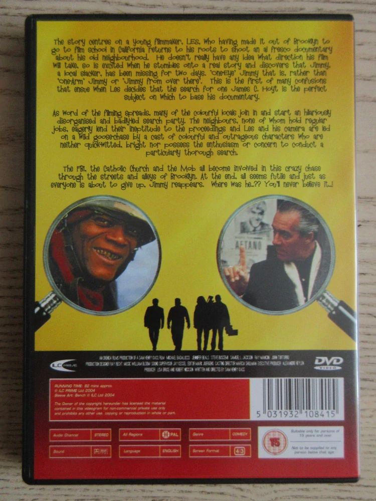 PÁTRÁNÍ PO JEDNOOKÉM JIMOVI, S. BUSCEMI, J. TURTURRO, GB OBAL, ČESKÁ VERZE, 2X DVD FILM
