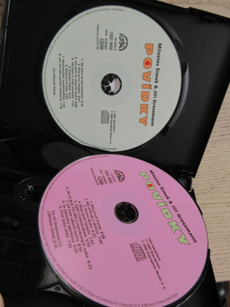POVÍDKY 1-4, ŠIMEK A GROSSMANN, 4X CD