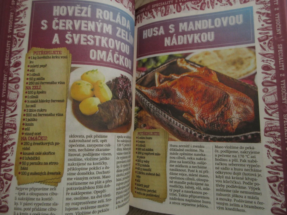 SPECIALITY Z VYSOŠINY, 124 TRADIČNÍCH POKRMŮ, **an