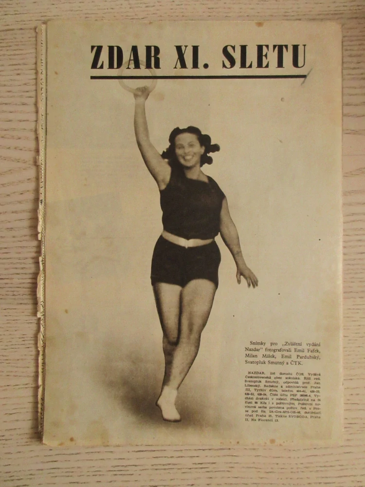 NAZDAR, LIST SOKOLSKÉHO DOROSTU, ZVLÁŠTNÍ VYDÁNÍ, PRAHA 1948