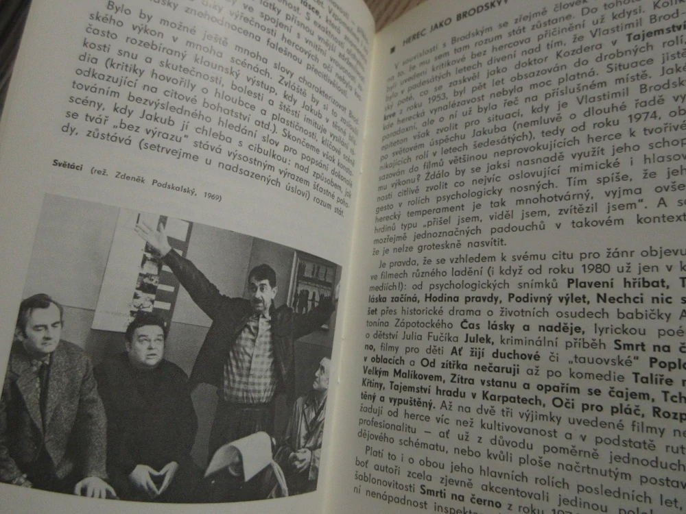 BRODSKÝ VLASTIMIL, FILMOVÝ SEŠIT, **an