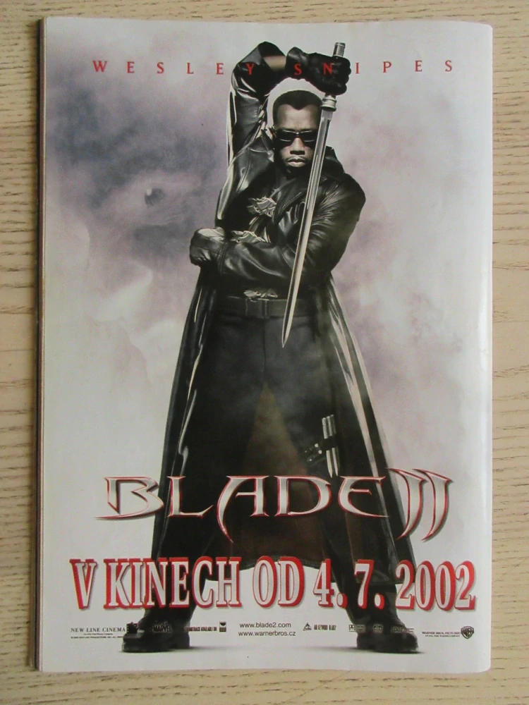 ROCKOVÝ MAGAZÍN SPARK, Č. 7/2002, PLAKÁT MANOWAR, **an