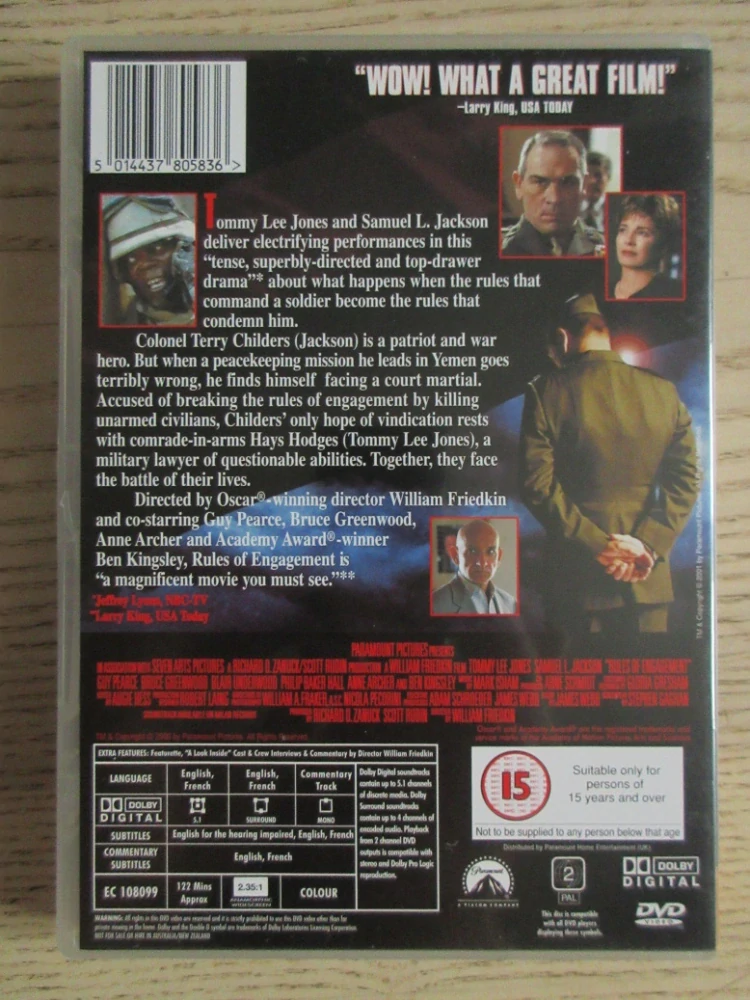 KRVAVÁ VOLBA, S. L. JACKSON, GB OBAL, ČESKÁ VERZE, 2X DVD FILM