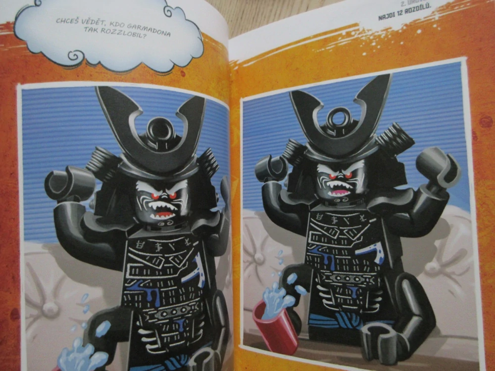 LEGO NINJAGO ČASOPIS, HLEDÁNÍ ROZDÍLŮ, **an