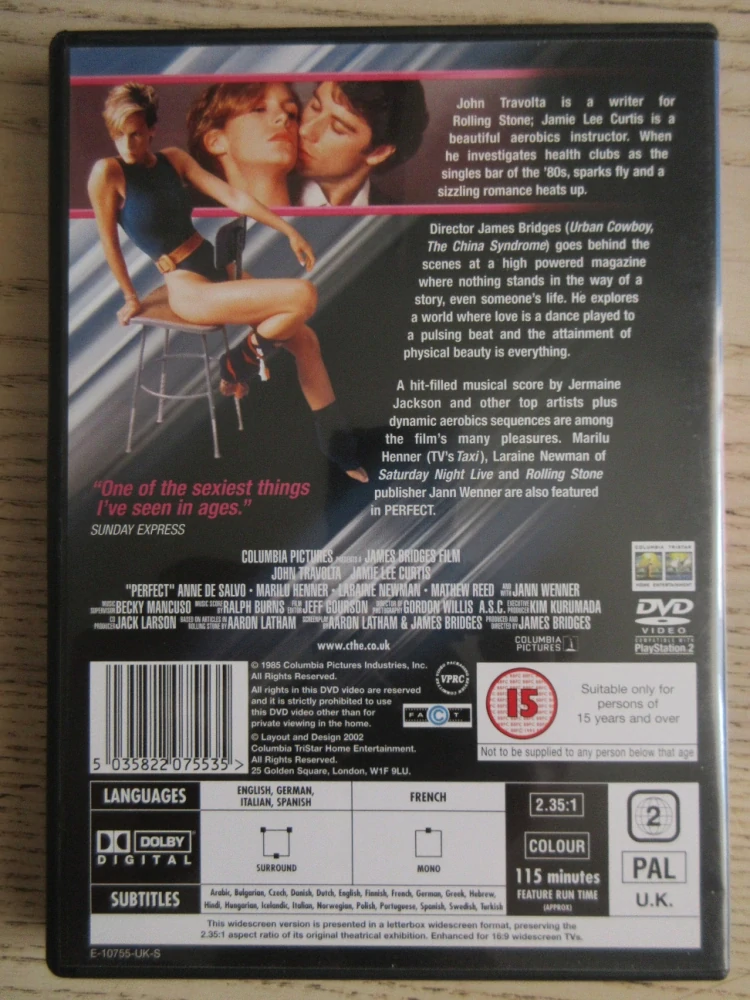 DOKONALÍ, J. TRAVOLTA, J. LEE CURTIS, DVD FILM