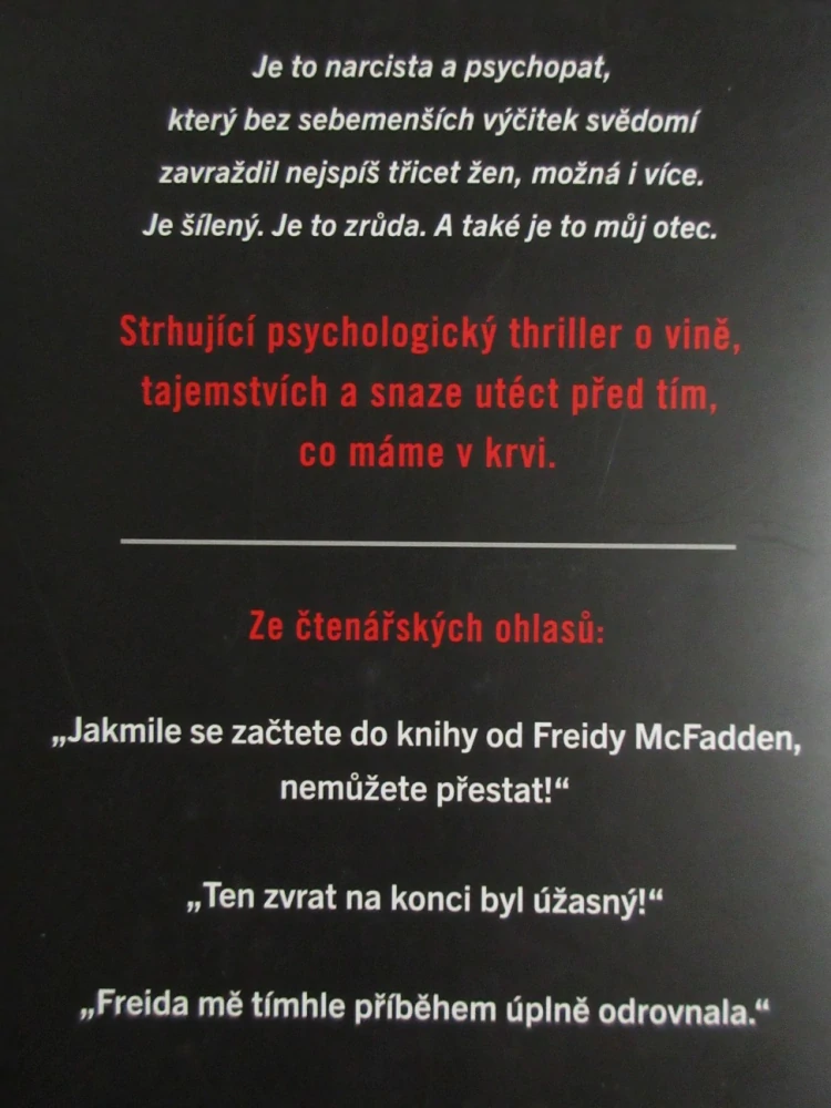 ZA ZAMČENÝMI DVĚRMI, FREIDA MCFADDEN, **an