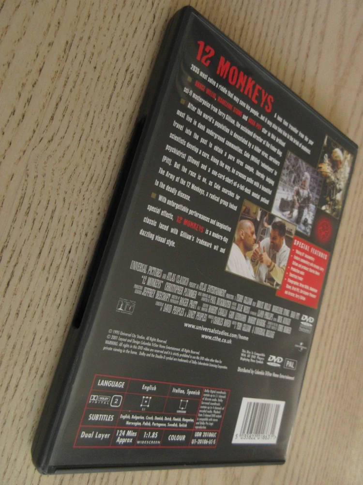 12 OPIC, GB. OBAL, ČESKÉ TITULKY, DVD FILM VČETNĚ BOOK