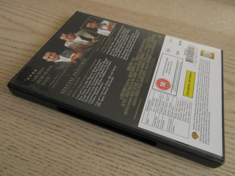 MAFIÁNI, GB. OBAL, ČESKÉ TITULKY, 2X DVD FILM VČETNĚ BOOK