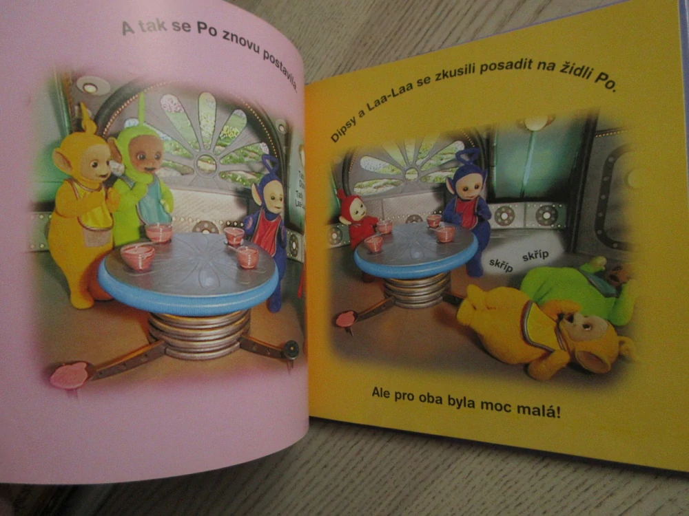 TELETUBBIES: ROZLITÝ TUBBY PUDINK A PO, SPĚCHEJ POMALU!, **an
