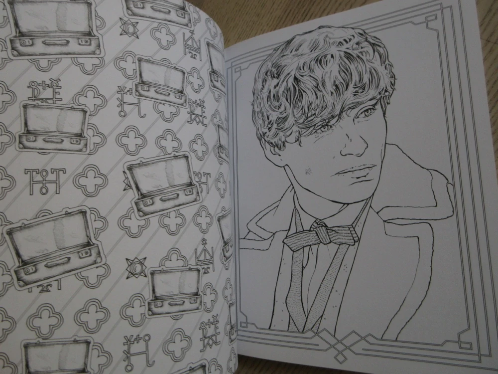 FANTASTICKÁ ZÍVÍŘATA A KDE JE NAJÍT, KOUZELNÉ POSTAVY A MAGICKÁ MÍSTA, OMALOVÁNKY, **an