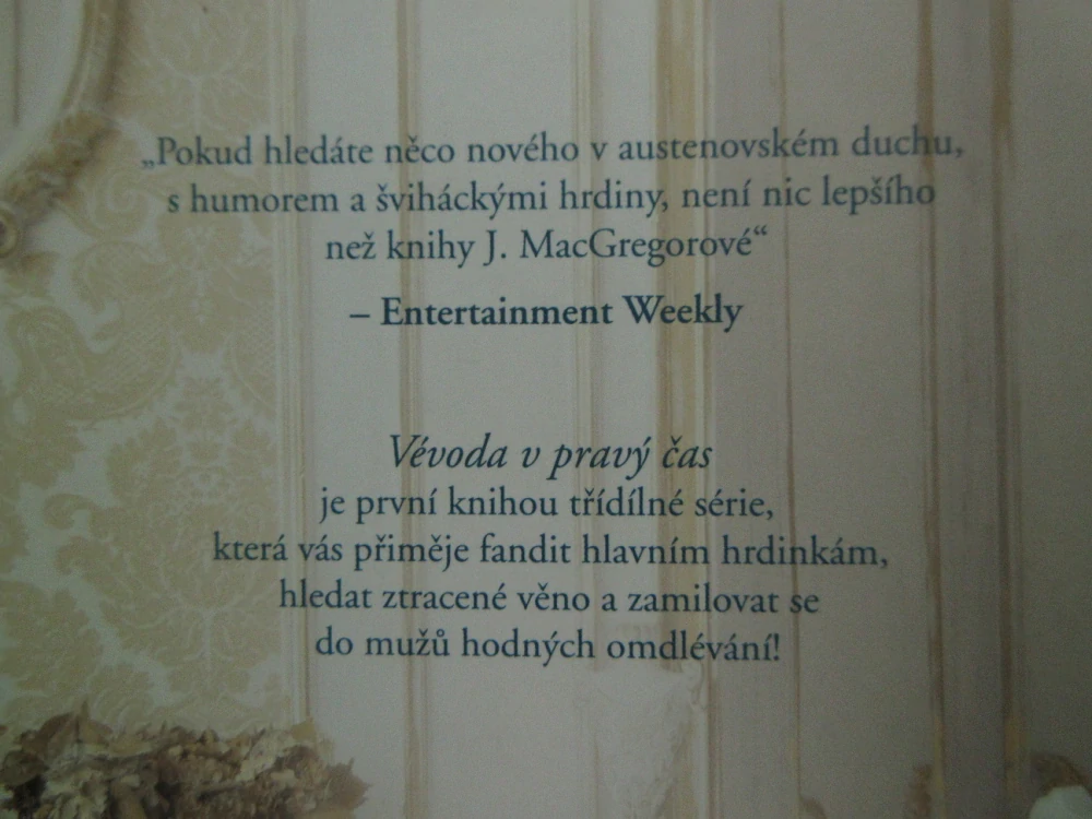 VÉVODA V PRAVÝ ČAS, JANNA MACGREGOROVÁ, **an