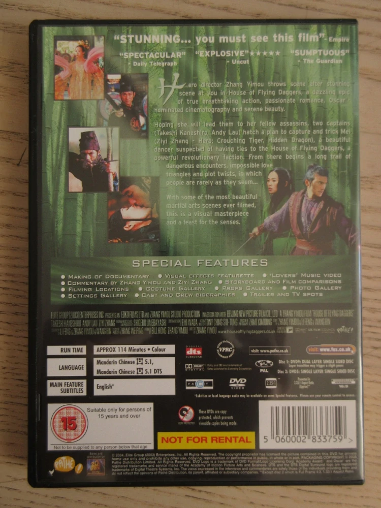 KLAN LÉTAJÍCÍCH DÝK, GB OBAL, ČESKÉ 2X DVD FILM