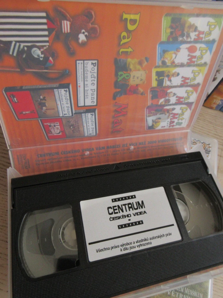 PRINC A VEČERNICE, TŘETÍ PRINC, TŘI OŘÍŠKY PRO POPELKU, L. ŠAFRÁNKOVÁ, 3X VHS VIDEOKAZETA