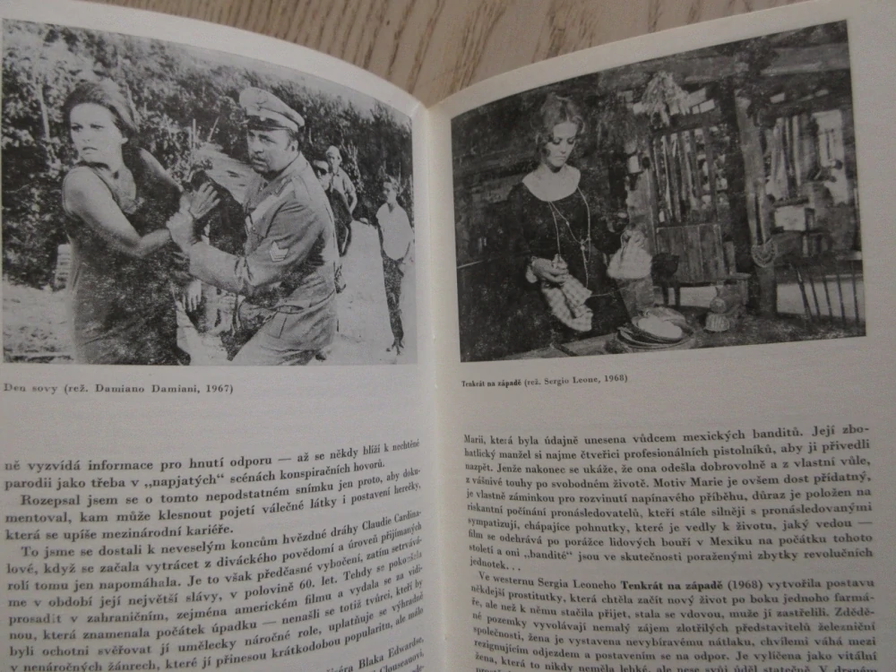 CARDINALOVÁ CLAUDIA, FILMOVÝ SEŠIT, **an
