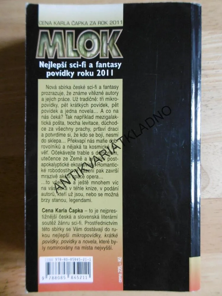 MLOK, NEJLEPŠÍ SCI-FI A FANTASY POVÍDKY ROKU 2011