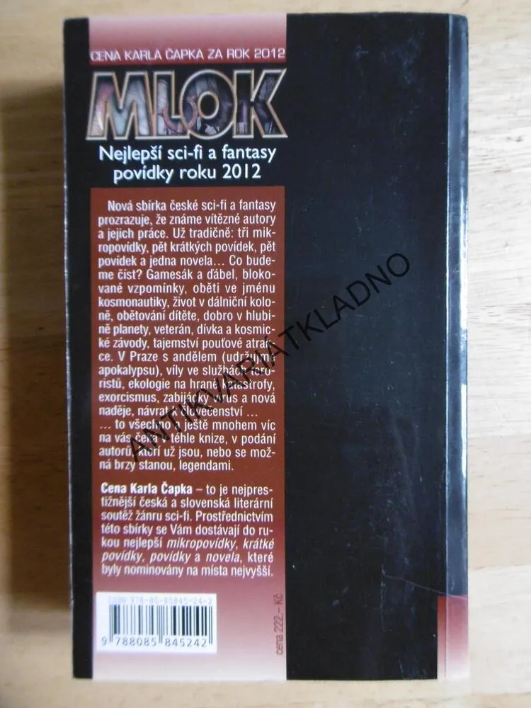 MLOK, NEJLEPŠÍ SCI-FI A FANTASY POVÍDKY ROKU 2012