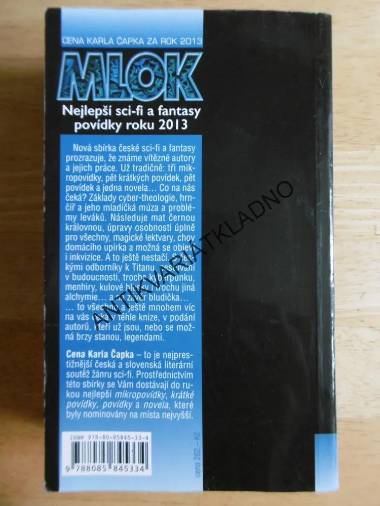 MLOK, NEJLEPŠÍ SCI-FI A FANTASY POVÍDKY ROKU 2013