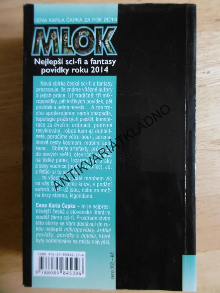 MLOK, NEJLEPŠÍ SCI-FI A FANTASY POVÍDKY ROKU 2014
