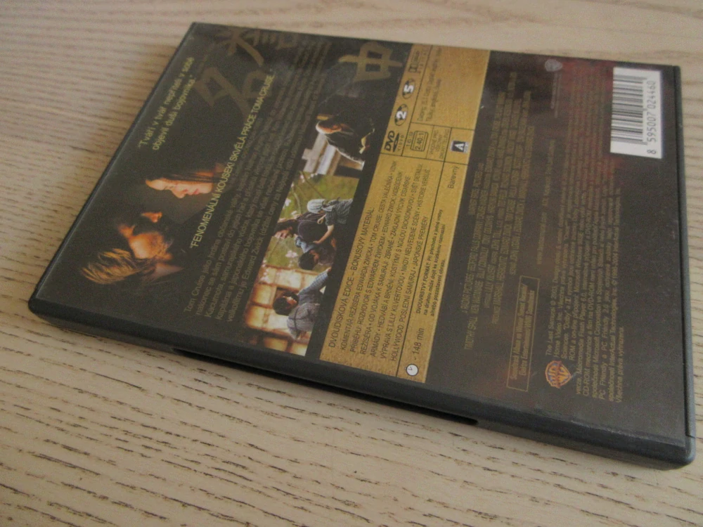 POSLEDNÍ SAMURAJ, T. CRUISE, 2X DVD FILM