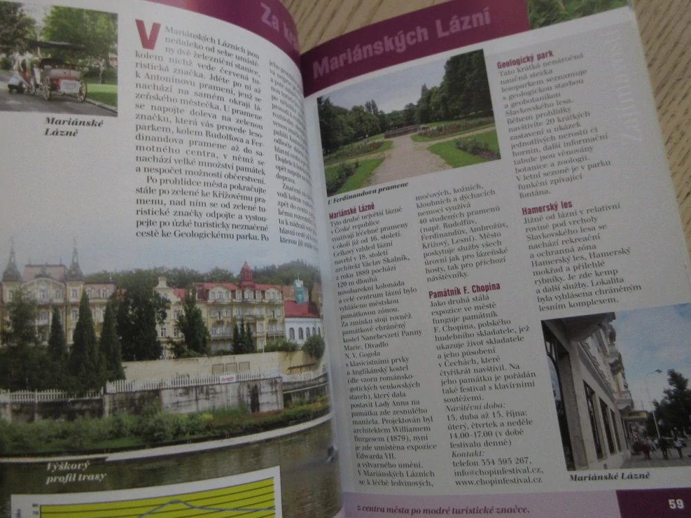 ZÁPADOČESKÉ LÁZNĚ, CHEB, SLAVKOVSKÝ A ČESKÝ LES, PERNŠTEJN AJ.,**an