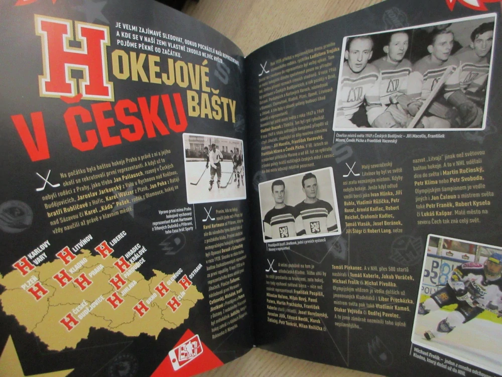 LEGENDY SE NERODÍ PŘES NOC - NÁLEPKOVÁ KNIHA ČESKÉHO HOKEJE, TOMÁŠ KUČERA, **an