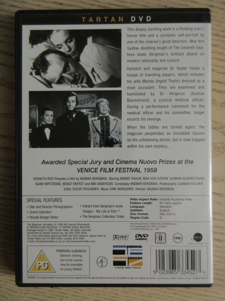 TVÁŘ, I.BERGMAN, GB OBAL, ČESKÉ TIT., 2XDVD FILM