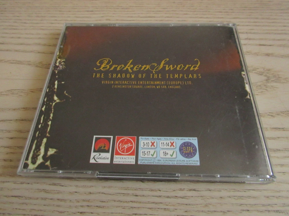 BROKEN SWORD, THE SHADOW OF THE TEMPLARS, 2X CD HUDBA?