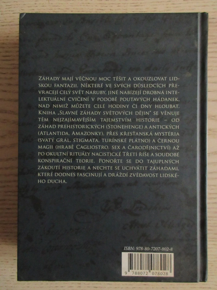 SLAVNÉ ZÁHADY SVĚTOVÝCH DĚJIN, ALAN BAKER, **an